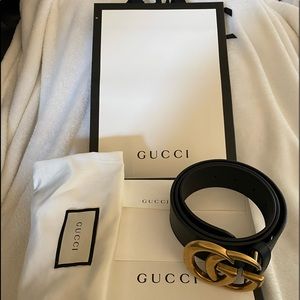 Gucci Double GG belt (wide)